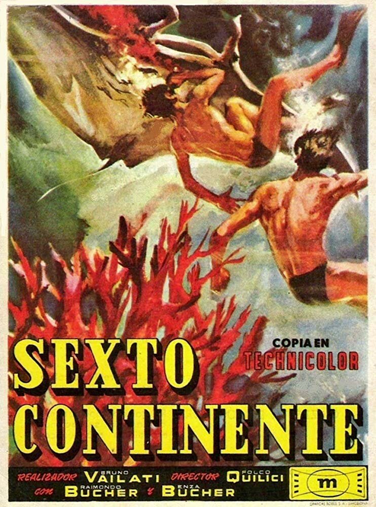 Голубой континент (1954) постер